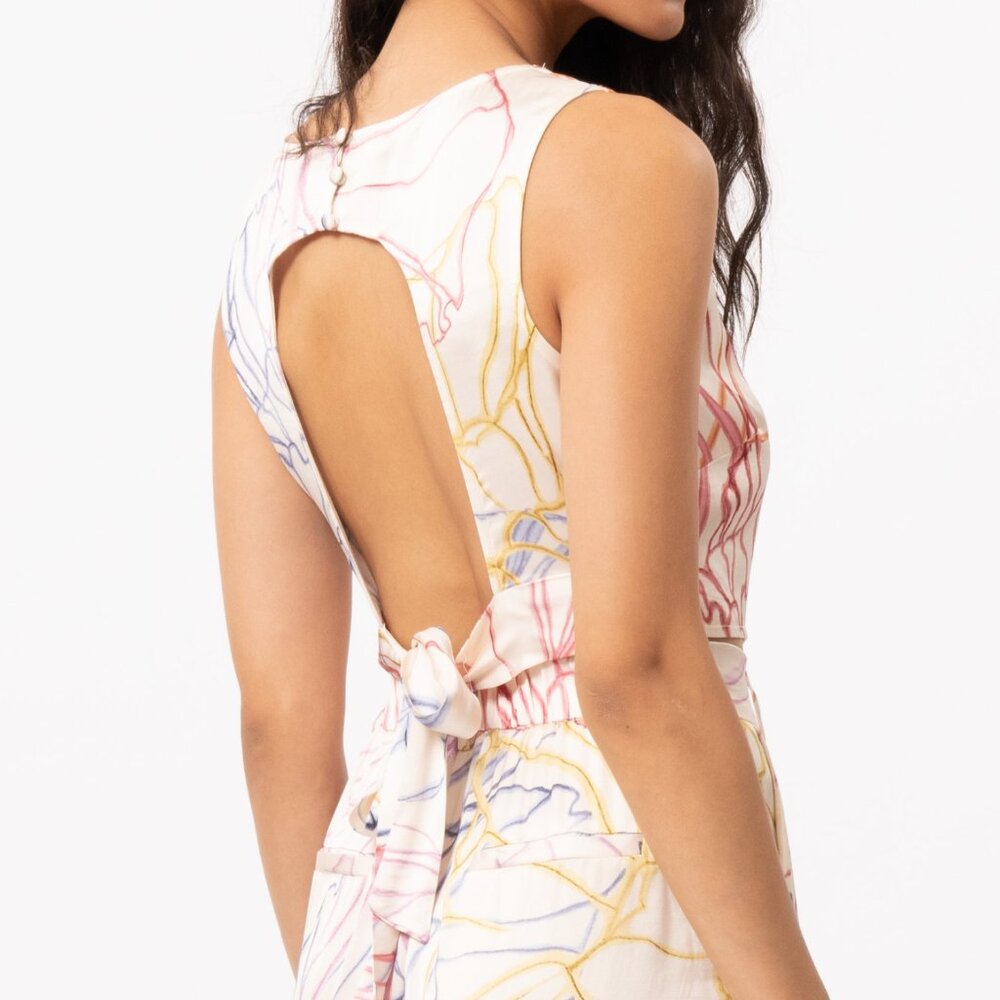 Lola Open Back Crop Top